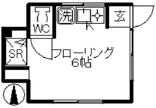 大陸荘【1階】の間取り