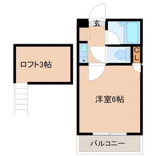 サンセルコ帯山【2階】の間取り