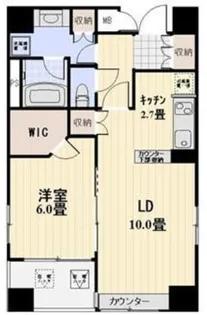 プロスペクト日本橋小網町【2階】の間取り