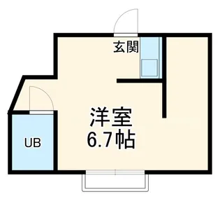 丸山アパート【2階】の間取り