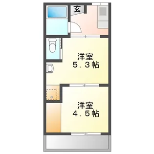 FULNE【2階】の間取り