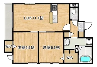 Attacca【2階】の間取り