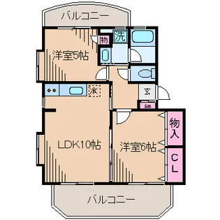 フェニーチェ日吉壱番館【3階】の間取り