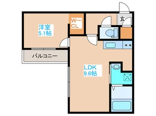 仮)GA厚別中央3-3MS【4階】の間取り