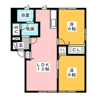 フォーレス A棟【1階】の間取り