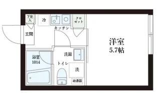 レピュア中板橋駅前レジデンス【1階】の間取り