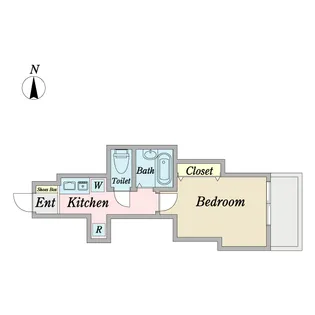 ラホーヤ野方【1階】の間取り