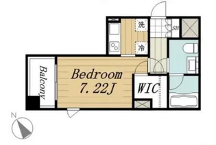 オーク高輪II【7階】の間取り