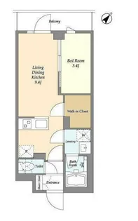 ドゥーエ曳舟II【1階】の間取り