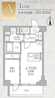 ルネサンスコート東新宿【7階】の間取り