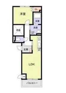 グレイスコートS【3階】の間取り