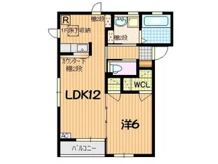 プロムナード【1階】の間取り