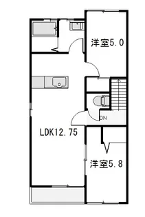 Smart Lifeイオン B(南棟)【2階】の間取り