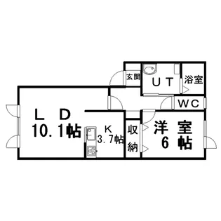 すみれ 1【1階】の間取り