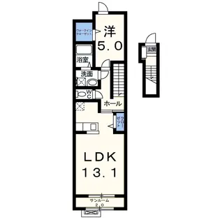 ソレアード【2階】の間取り