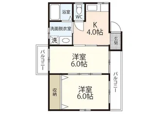 アイランドビル14【2階】の間取り