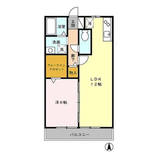 ラディエンスK【2階】の間取り