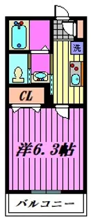 Mark Duo芝I【3階】の間取り