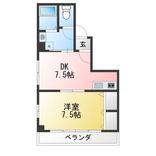 リヴェール調布【2階】の間取り