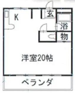 グリーンハイツ【1階】の間取り