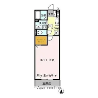 コーポアイリス【1階】の間取り