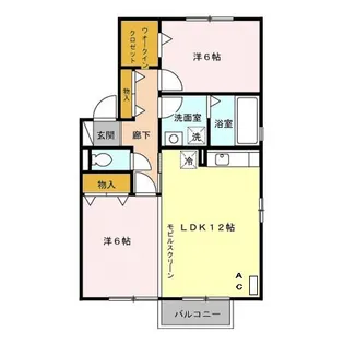 ラドリージョピソ【1階】の間取り