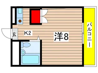 沖野館【3階】の間取り