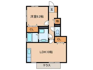 Depature A棟の間取り