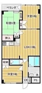 パークハイム【5階】の間取り