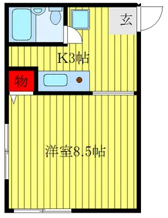 コーポラス志茂【1階】の間取り