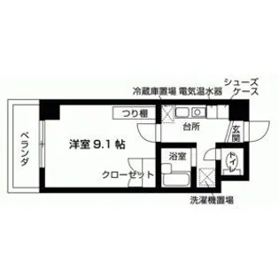 Liberty Hills II【2階】の間取り