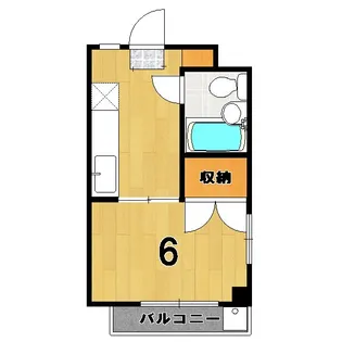 コーポ白木【3階】の間取り