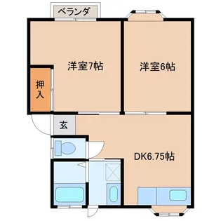 リュウセイコーポ【1階】の間取り