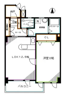 フラックス永福【2階】の間取り