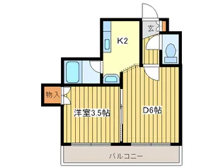 ラフィナート北12条【3階】の間取り