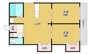 雅マンション【4階】の間取り
