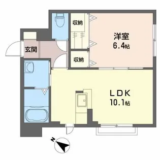 シャーメゾンプラード【2階】の間取り