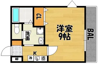 K’s Residence巽西【4階】の間取り
