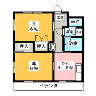 プレミール千樹【2階】の間取り