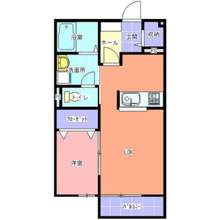 ピーチカノン【2階】の間取り
