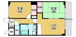 鶴見グリーンコート【4階】の間取り