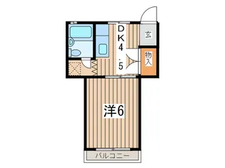 ヒルサイド瀬戸ヶ谷【2階】の間取り