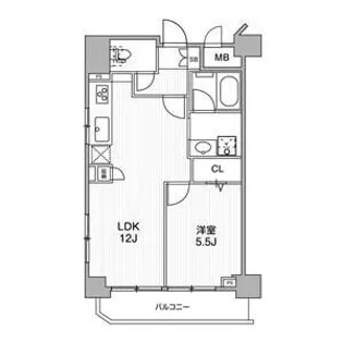 ミリアレジデンス上池袋II【7階】の間取り