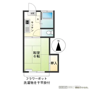 桃井3号館【2階】の間取り