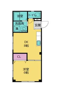 メゾン・ド・アレー【2階】の間取り