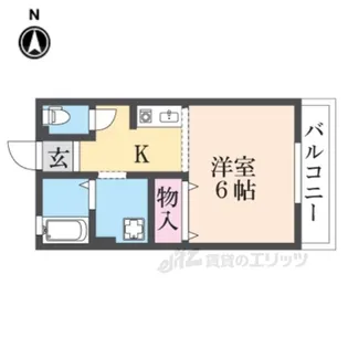 メゾン・ド・スリシエ2D棟【2階】の間取り
