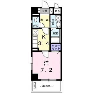 アークヒルズII【6階】の間取り