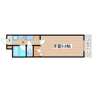 アルバ市名坂【1階】の間取り