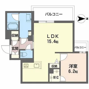 メゾンオリーブIII【3階】の間取り