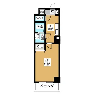 ヴァンキッシュ【6階】の間取り